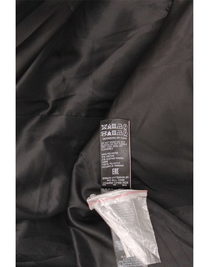 Palton pentru femei Marks & Spencer UK 14, mare, negru, poliester