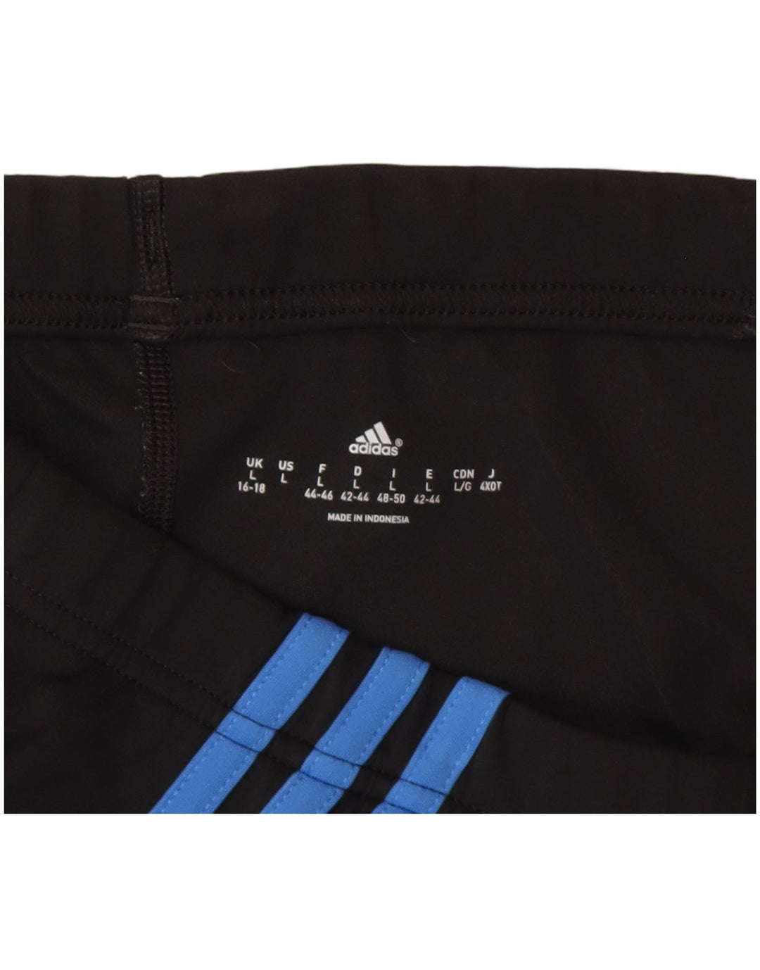 Leggings Capri Adidas pentru femei Marea Britanie 16/18 Poliester negru mare