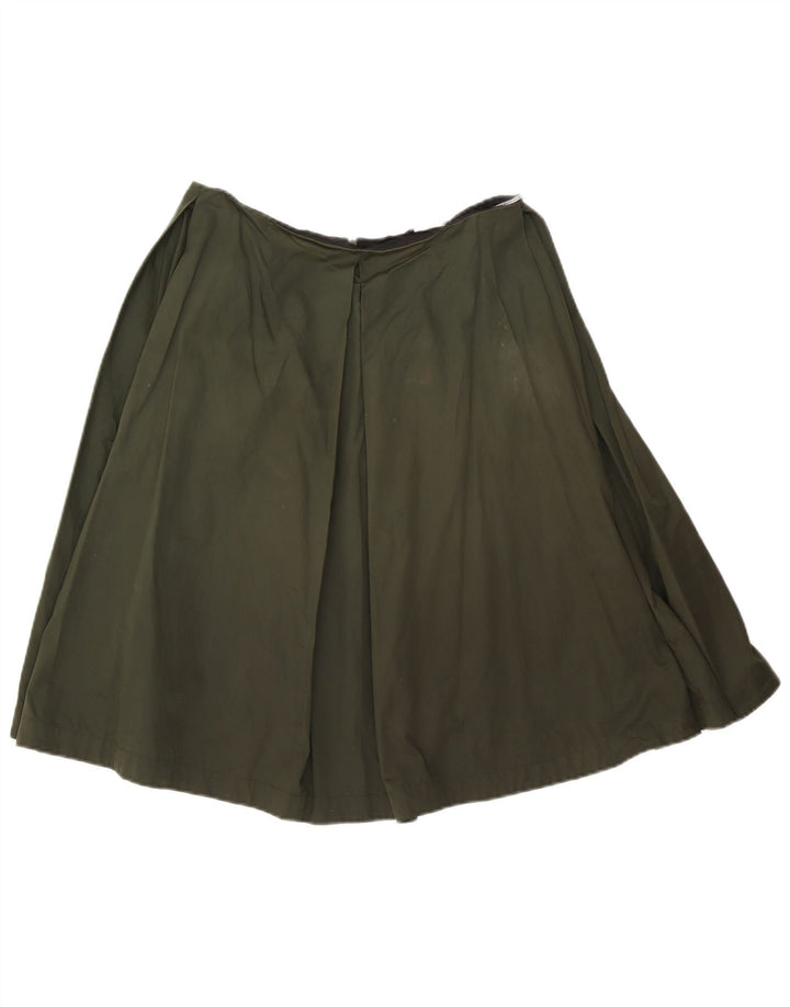 Max Mara Fusta Pliata Femei W30 Verde Mediu