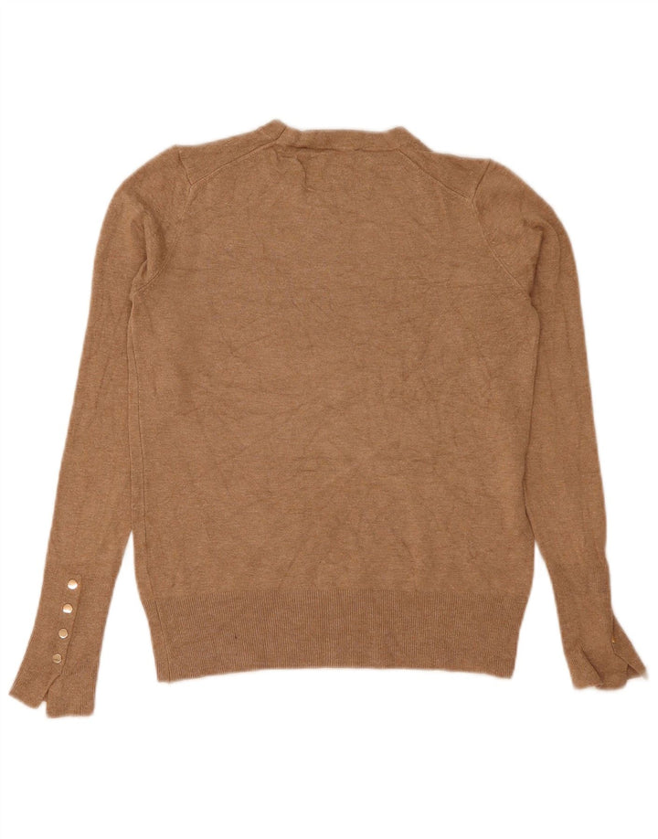 Pulover pentru damă Zara, cu gât turnut, UK 12, Bej mediu