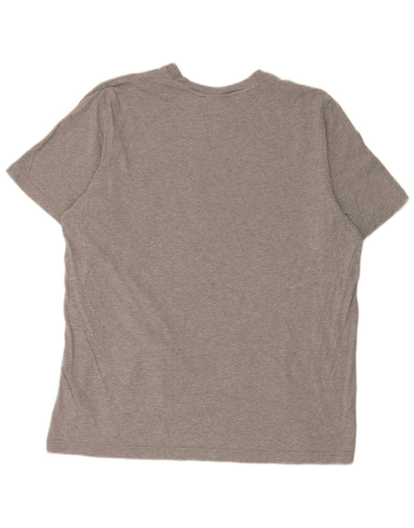 Tricou grafic pentru bărbați Adidas Top XL, bumbac cu pete gri