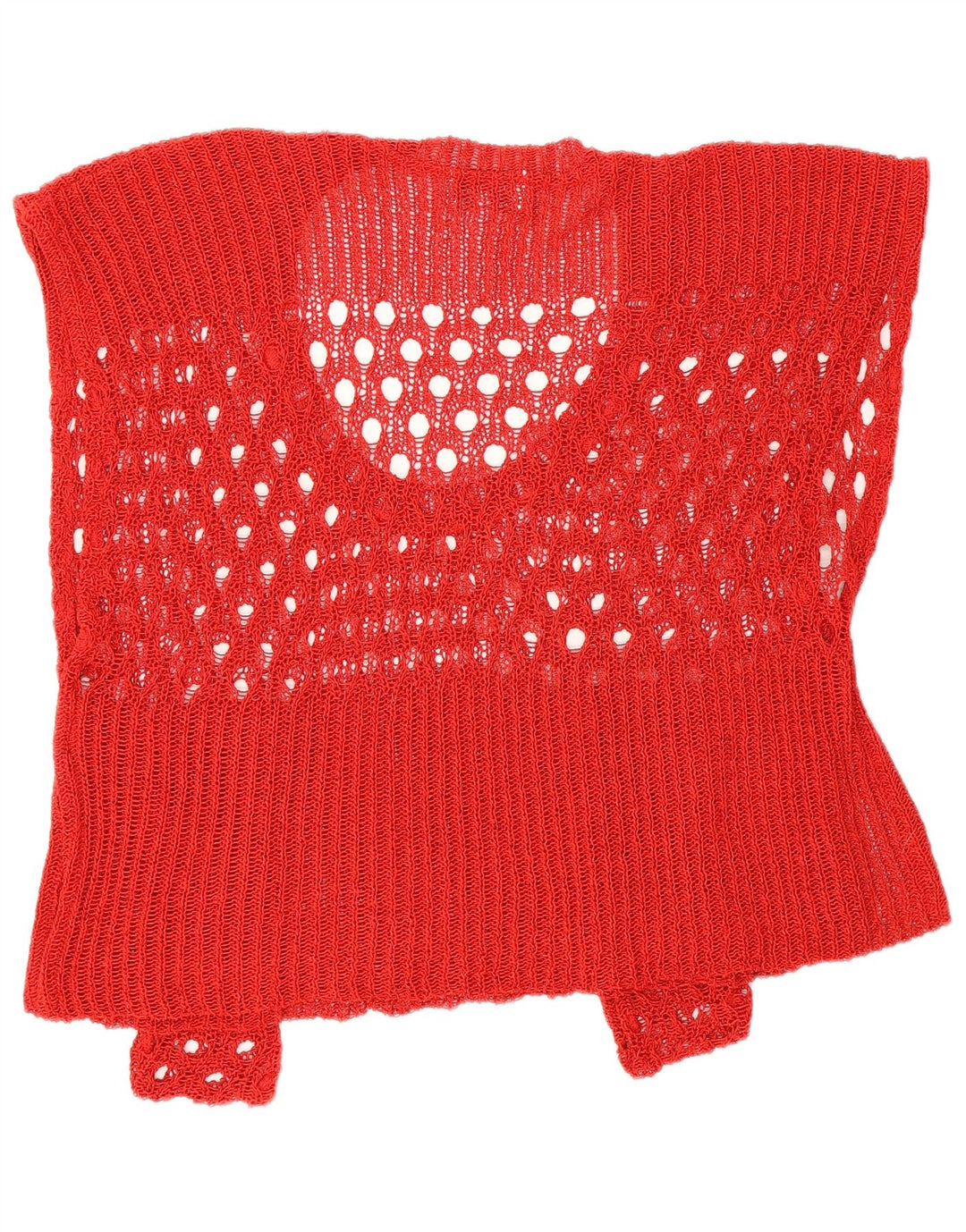 Crop top oversize vintage pentru femei UK 2 2XS Red