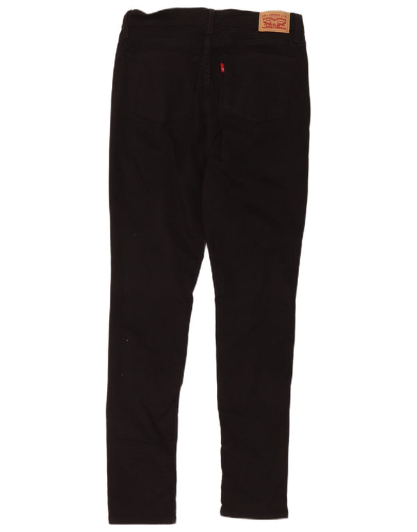 Blugi skinny pentru femei cu talie înaltă Levi's W30 L32 bumbac negru