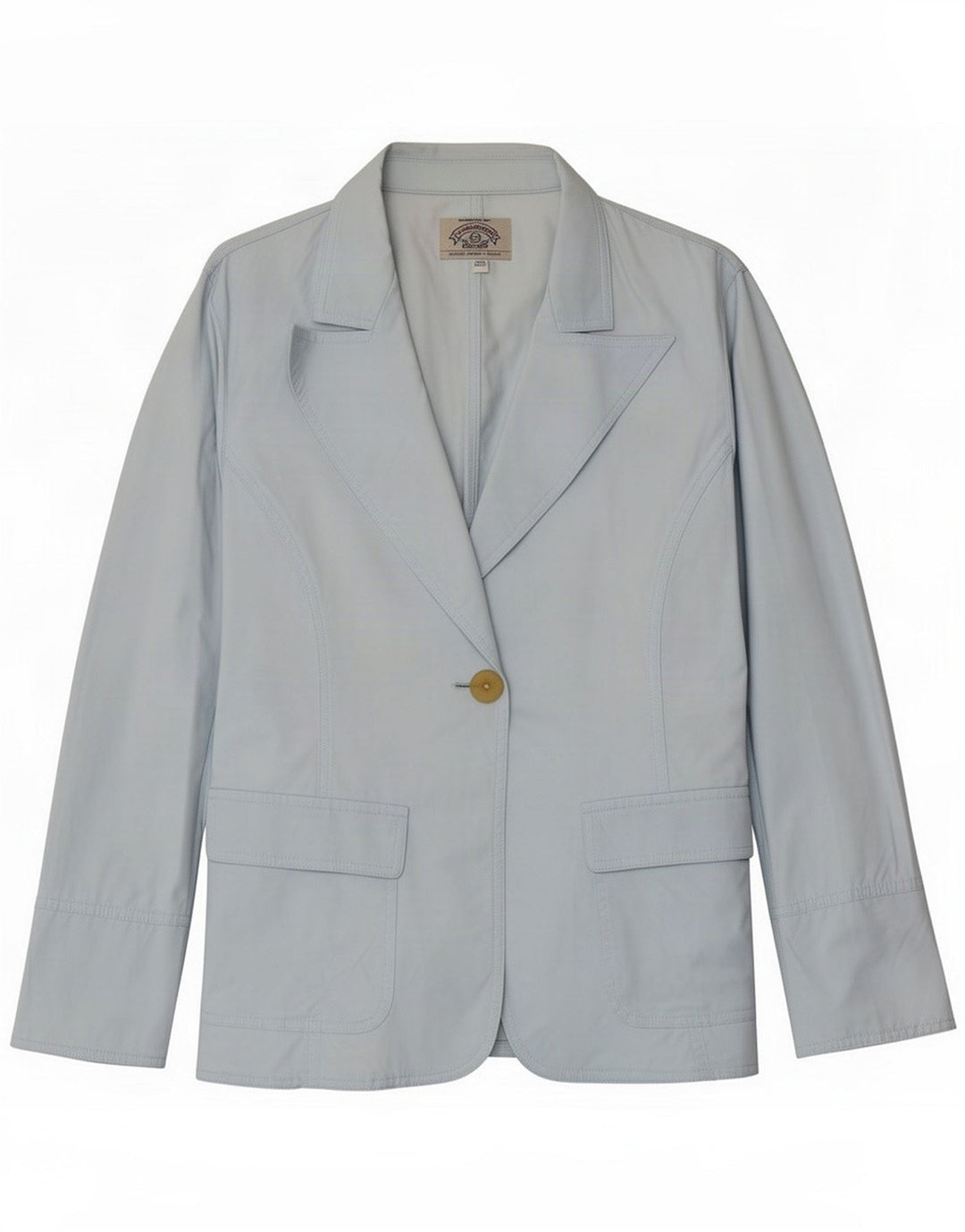 Jachetă Blazer pentru femei Armani cu 1 nasture UK 16 Mare, albastru Bumbac