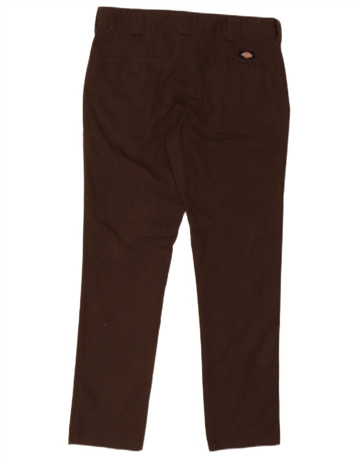 Pantaloni chino subțiri pentru bărbați Dickies L33 L32 Poliester maro