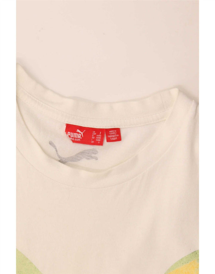 Tricou grafic Puma pentru bărbați Top Small White