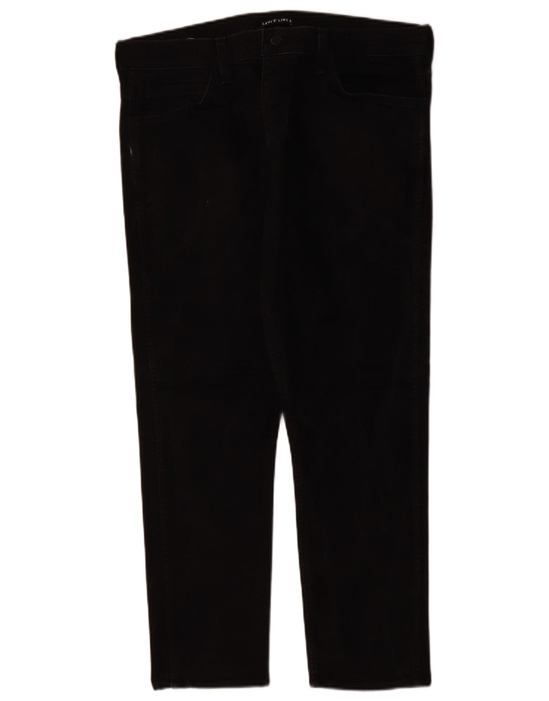 Blugi drepti pentru bărbați LEVI'S W36 L27 bumbac negru