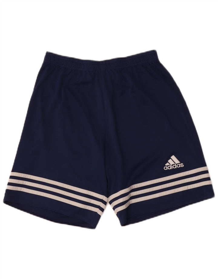 Pantaloni scurți sport pentru bărbați Adidas, poliester, albastru mic
