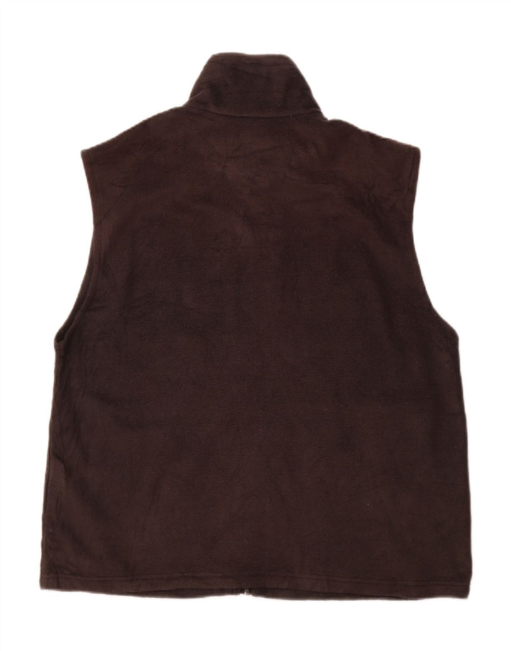 COLUMBIA Gilet pentru bărbați din lână UK 40 Poliester negru mare