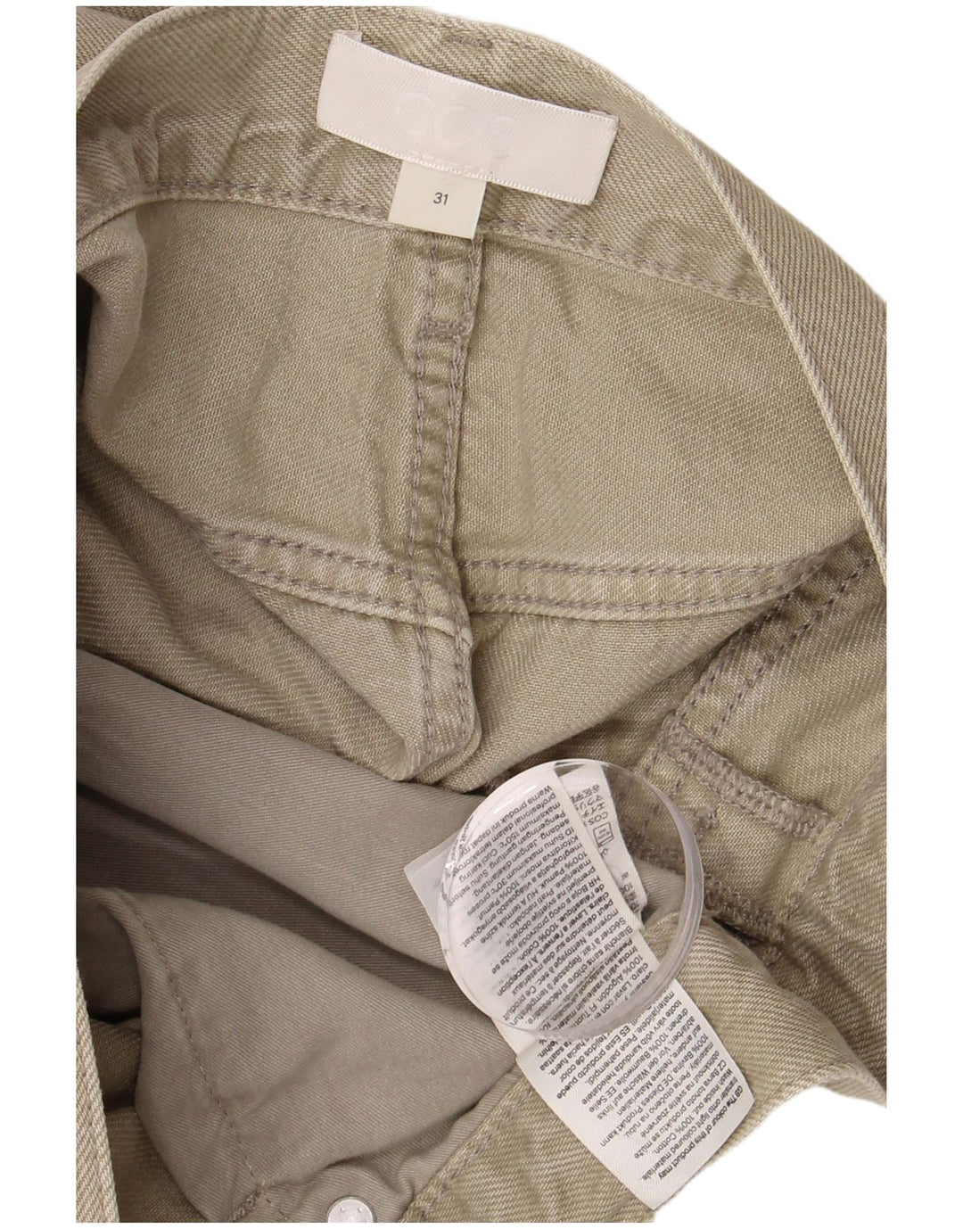 Cos Blugi de damă cropped W31 L25 bumbac bej