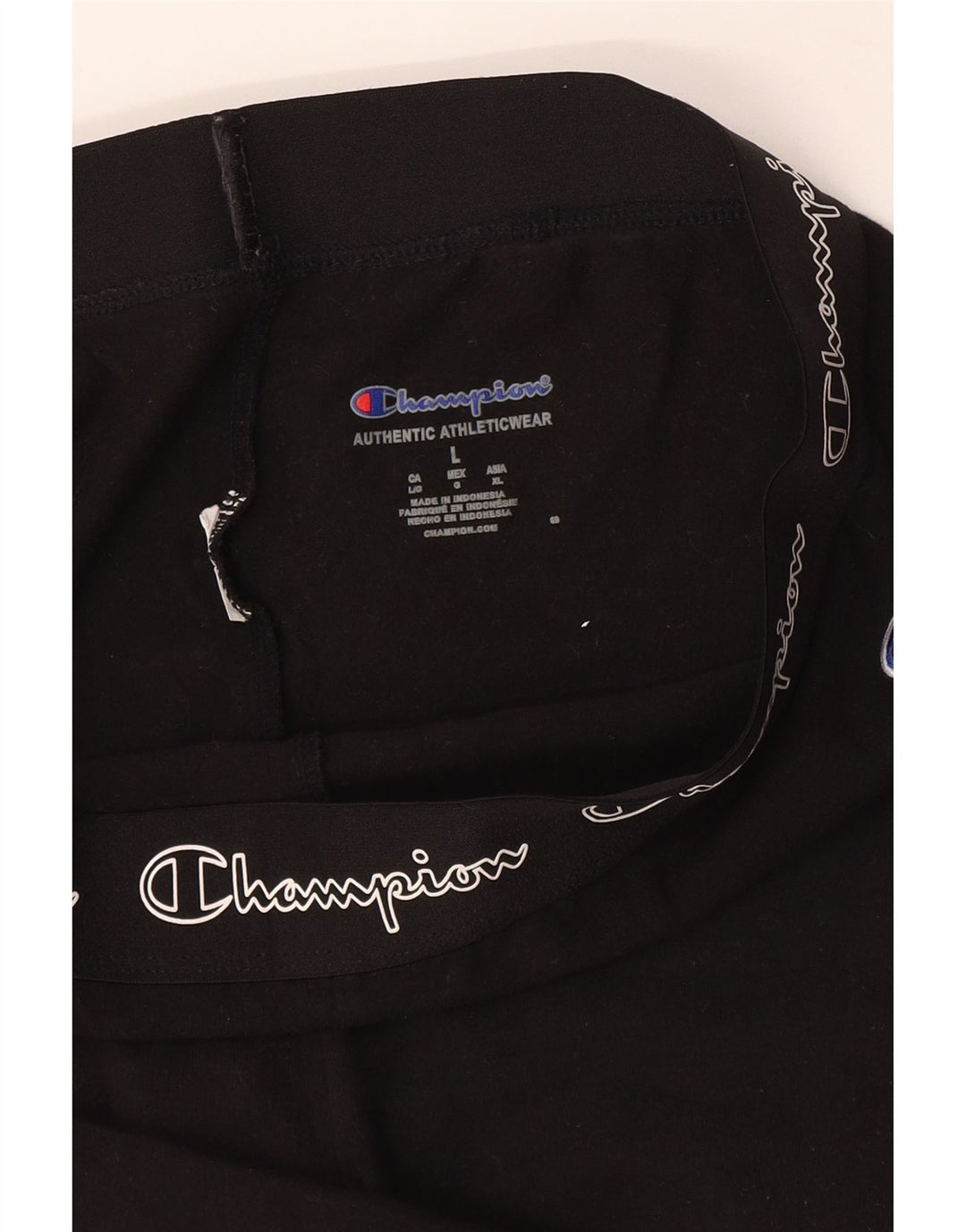 Pantaloni scurti sport grafic pentru femei CHAMPION UK 16 Large Black