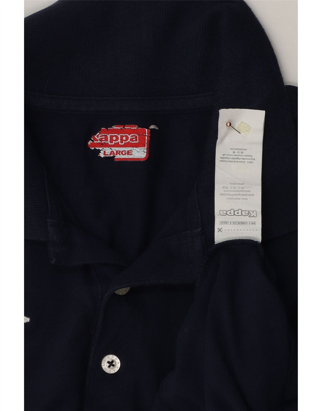 Cămașă polo pentru bărbați KAPPA, mare, albastru, bumbac