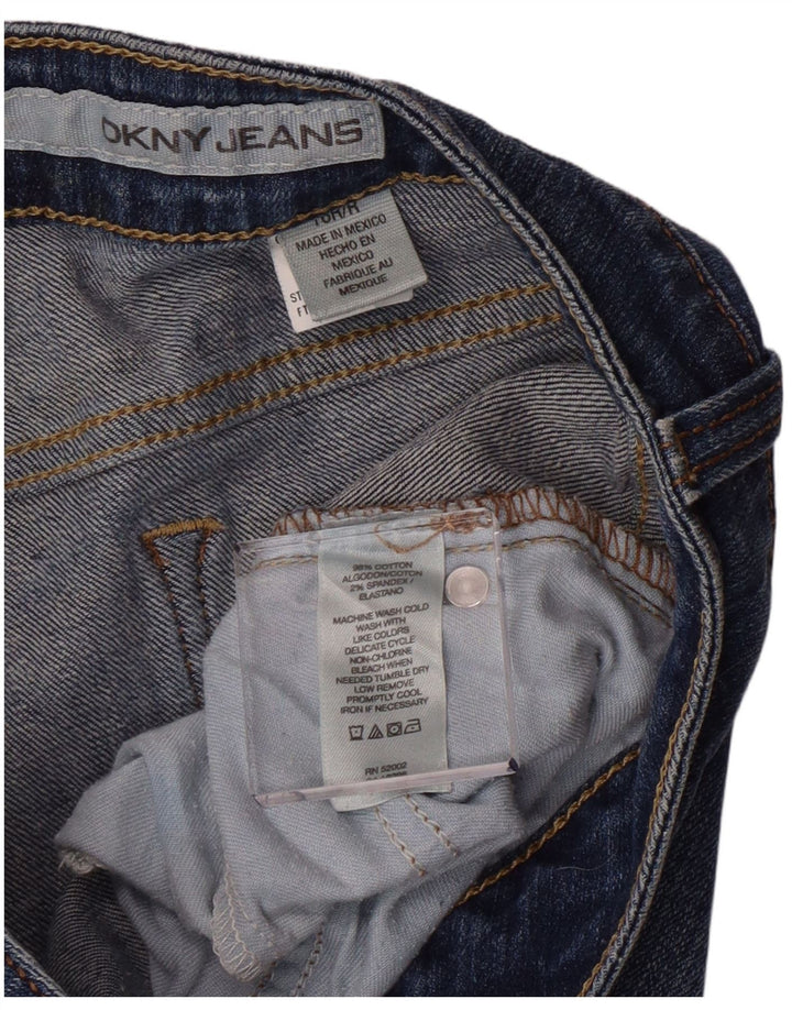 Blugi Bootcut Dkny pentru femei US 16 2XL W35 L32 Bumbac albastru