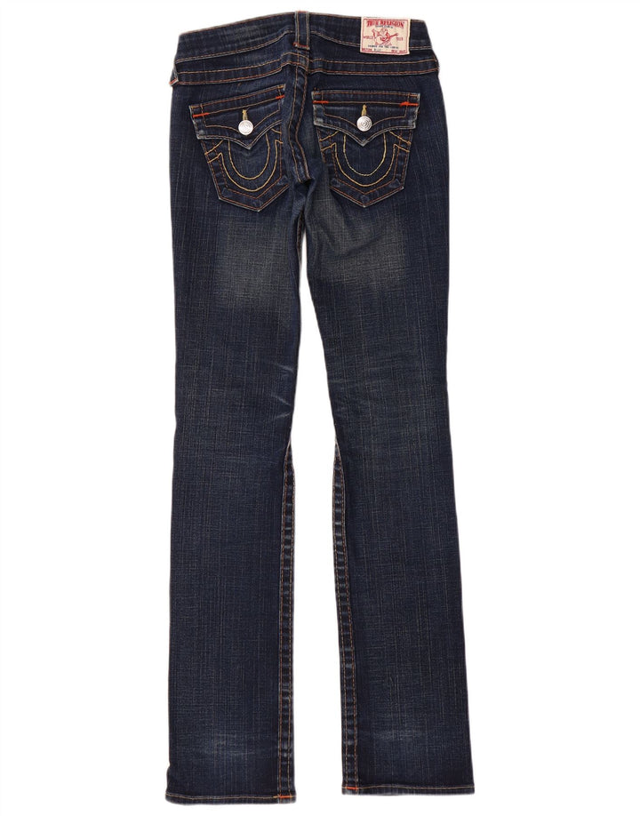 True Religion Blugi Slim Bootcut W24 L33 Bumbac Albastru