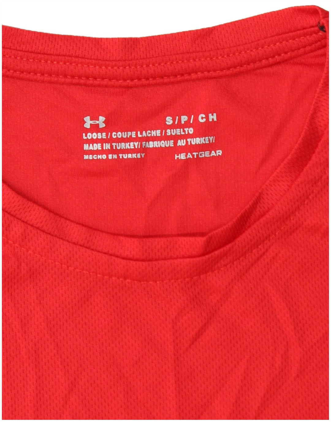 Tricou pentru bărbați UNDER ARMOUR Heat Gear Top mic roșu