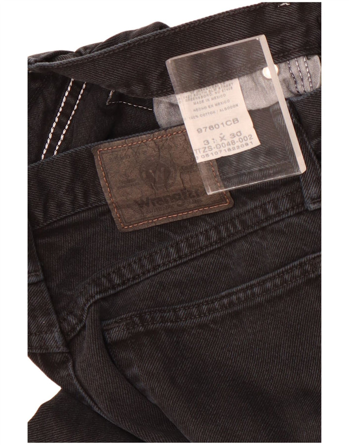 Blugi tăiați pentru bărbați Wrangler W31 L24 bumbac negru
