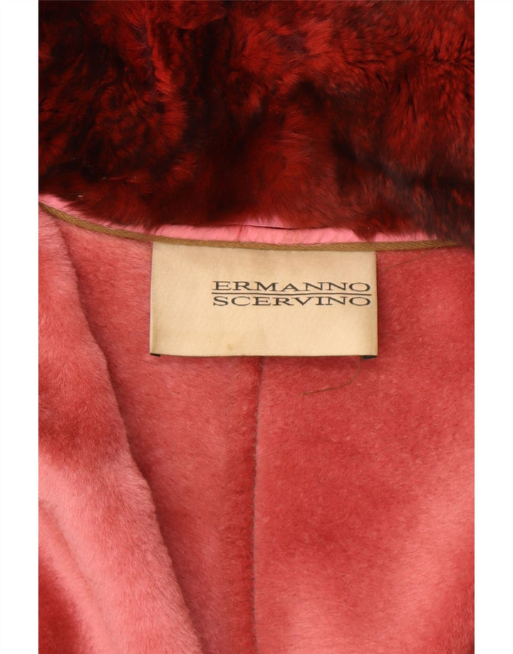 ERMANNO SCERVINO Jachetă de piele pentru femei IT 42 piele maro medie