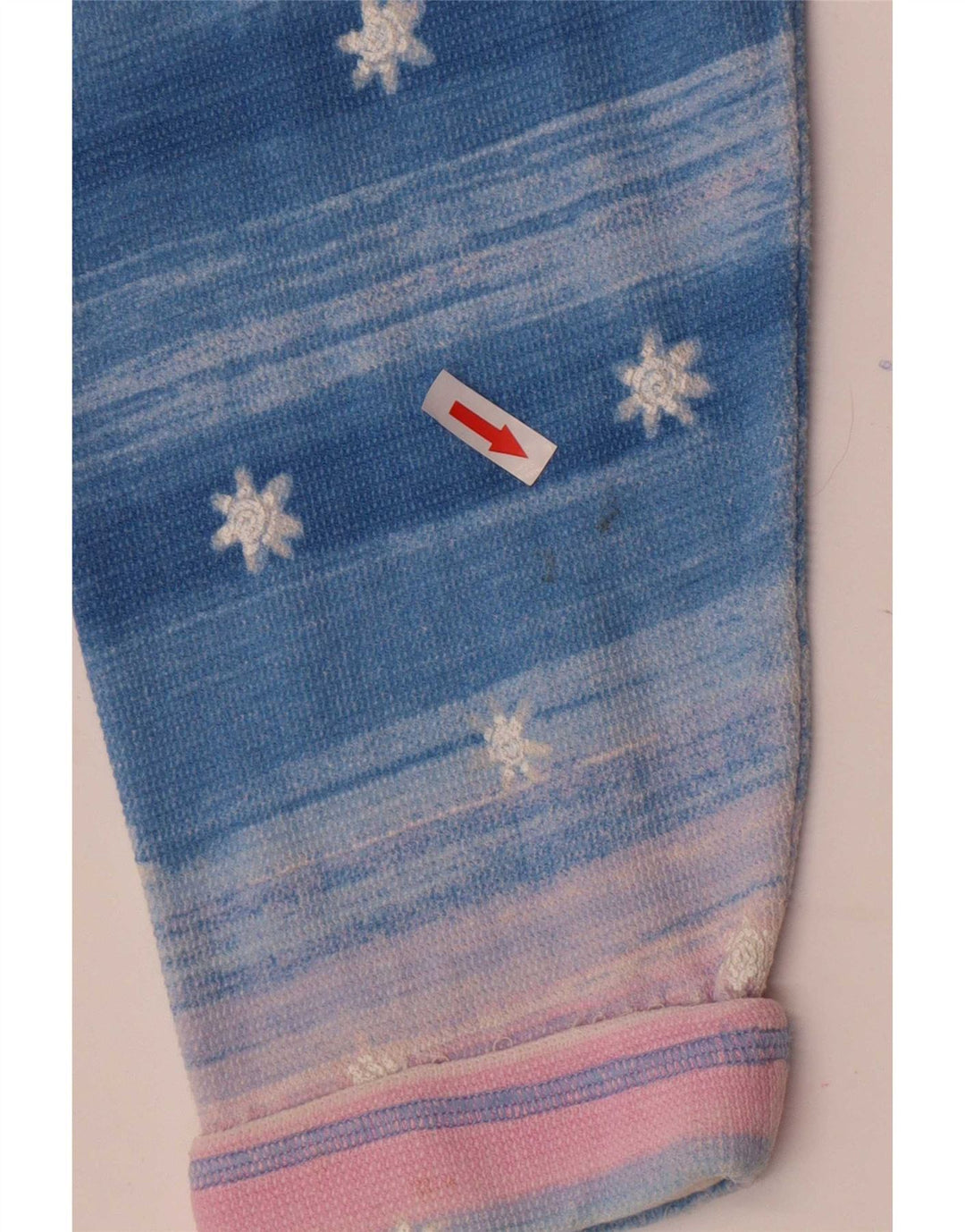 Bluză de cămașă cu model abstract pentru femei vintage UK 16, mare, cu dungi albastre