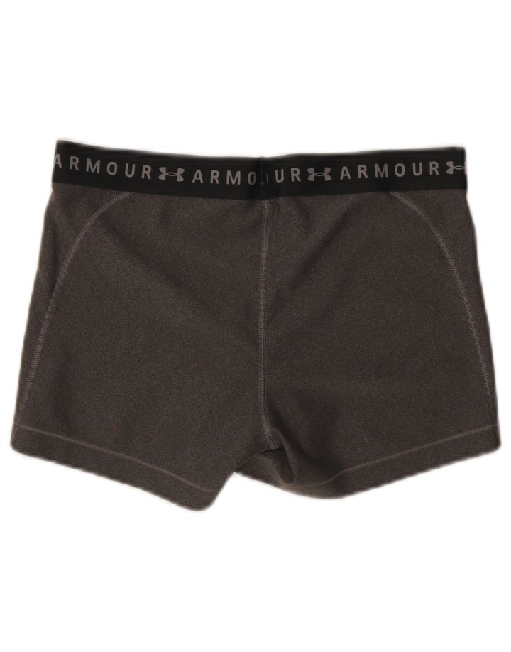 Pantaloni scurți sport grafic Under Armour pentru femei UK 14 Medium Gri