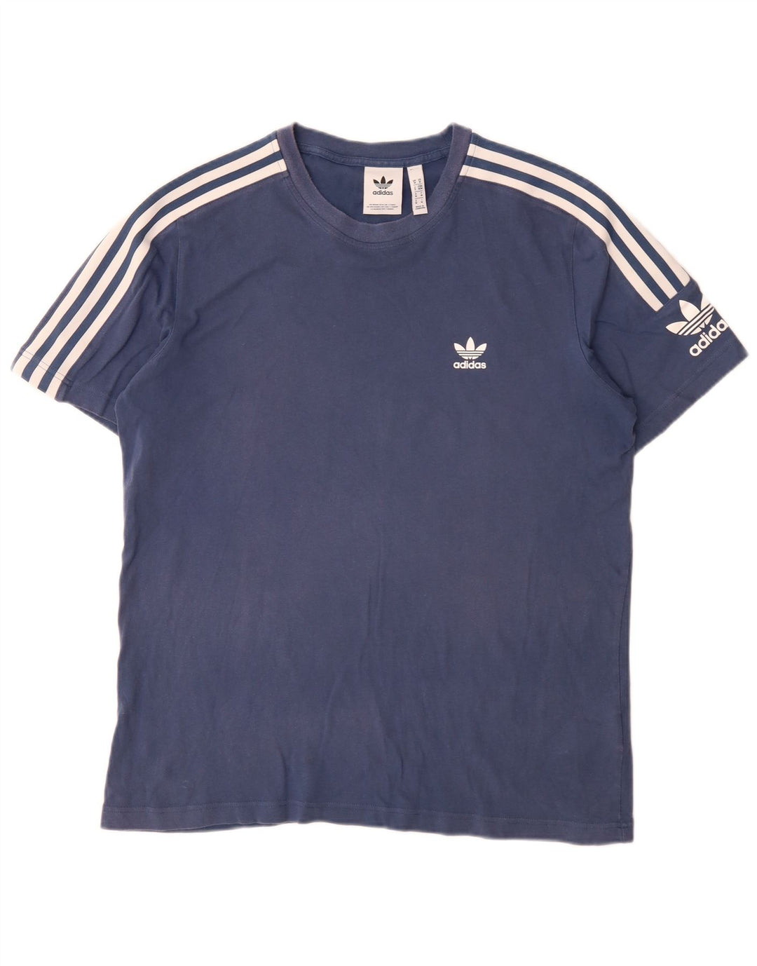 Tricou pentru bărbați Adidas Top Medium Blue Bumbac