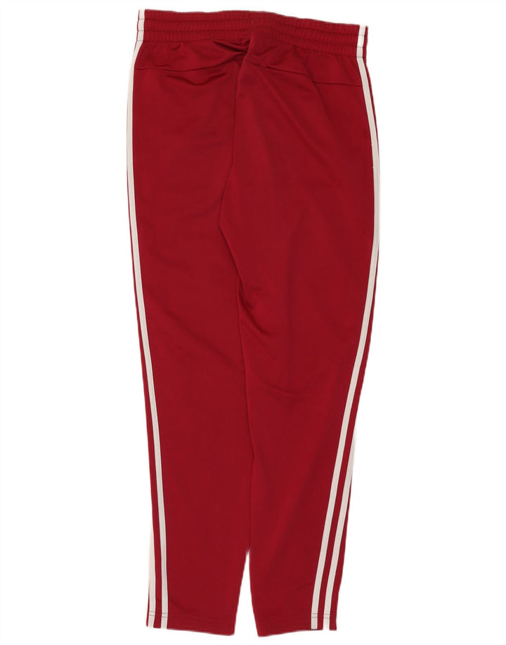 Pantaloni de trening Adidas pentru femei UK 8/10 Small Maroon Poliester