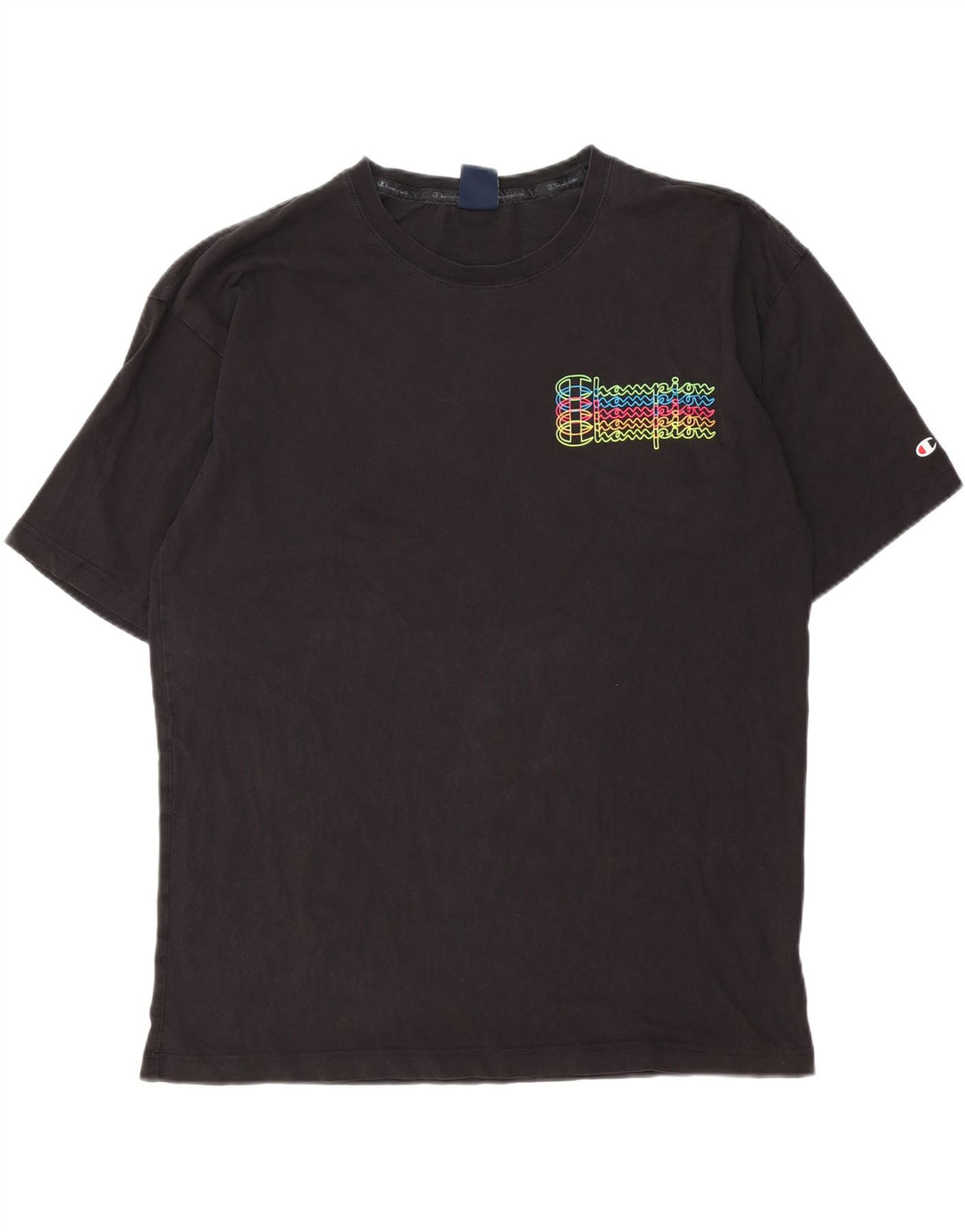 Tricou grafic pentru bărbați Champion Top 2XL Negru