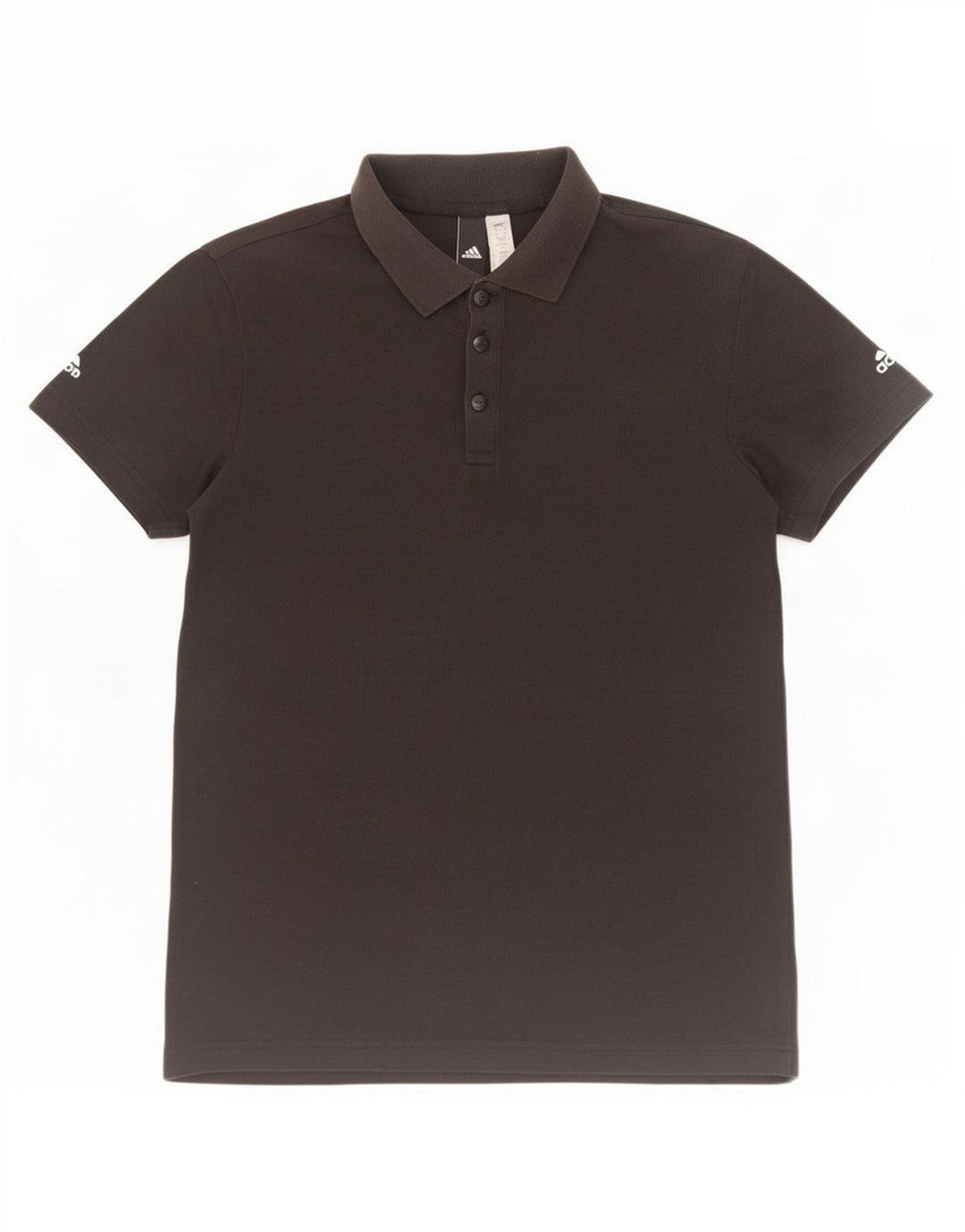 Tricou polo Adidas pentru bărbați, bumbac negru mic