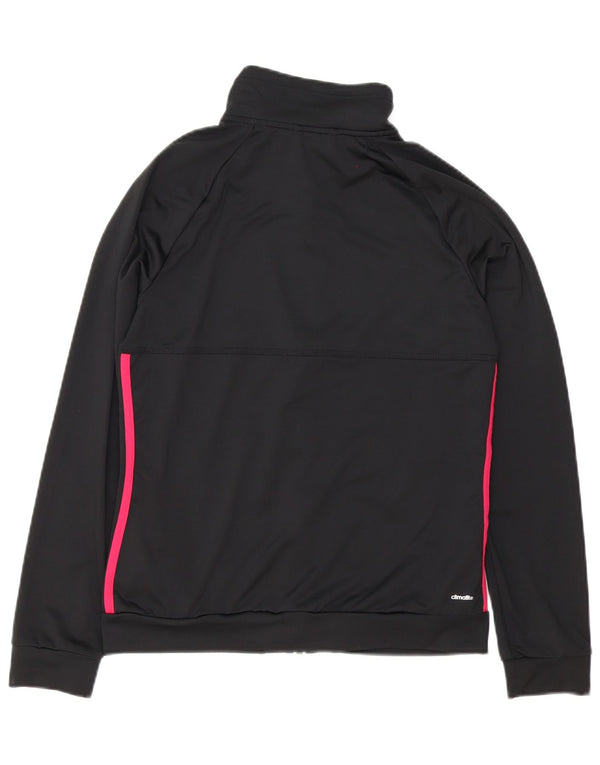 Jachetă Adidas Climalite Oversized Trening Top Jacket UK 8/10 Small Black