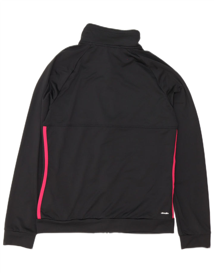 Jachetă Adidas Climalite Oversized Trening Top Jacket UK 8/10 Small Black