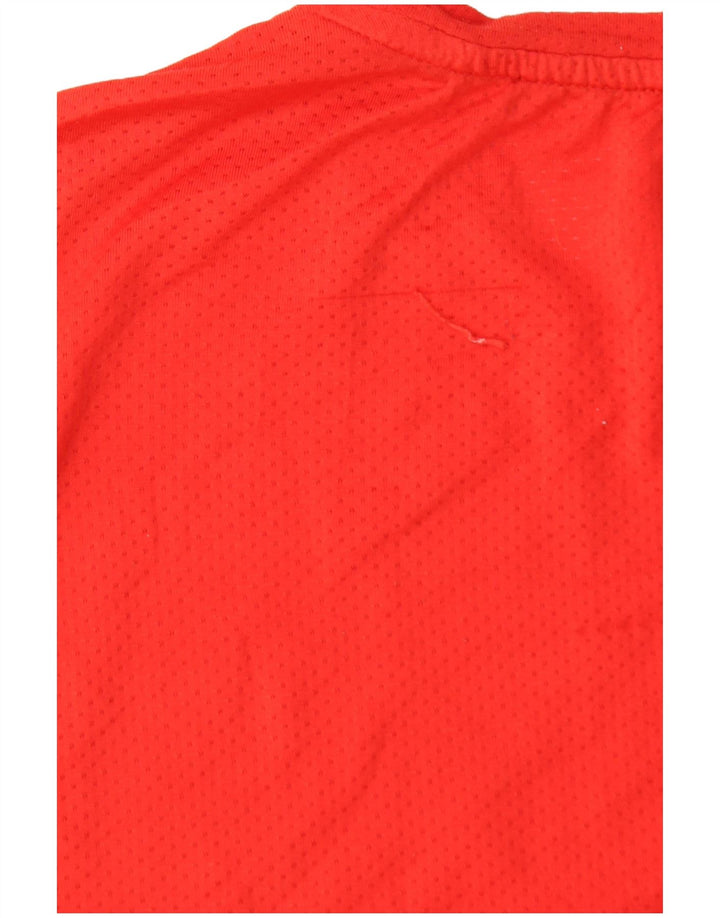 RUSSELL ATHLETIC Vestă Dri-Power pentru bărbați, mic, roșu, poliester color bloc