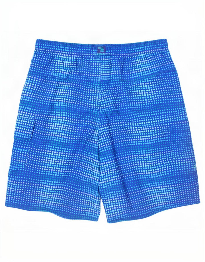 Pantaloni scurți de înot L.L.Bean Boys 15-16 ani poliester cu pete albastre