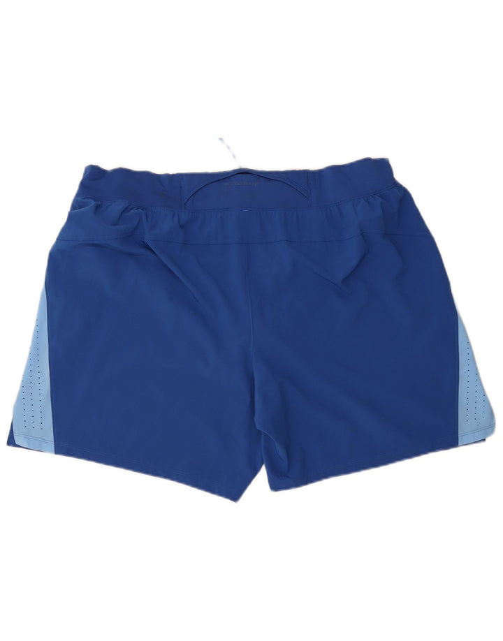 Pantaloni scurți sport Under Armour pentru bărbați, 2XL, poliester color block, albastru