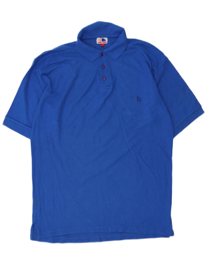 Tricou polo pentru bărbați Americanino, mare, albastru, bumbac