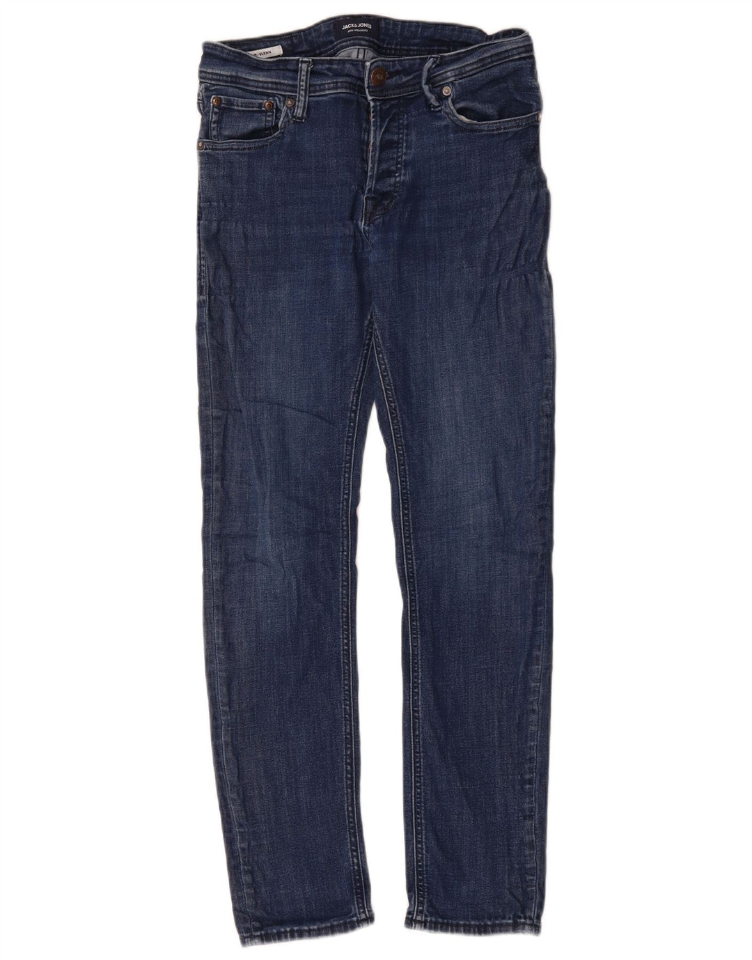 Blugi Jack & Jones GLENN Slim pentru bărbați W30 L32 bumbac albastru