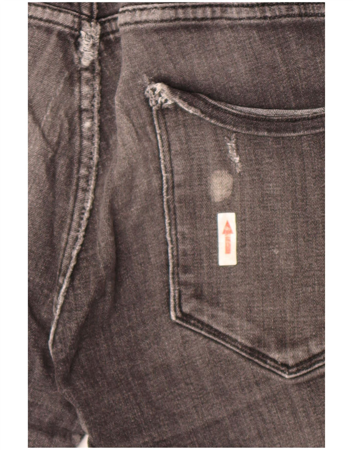 Pantaloni scurți Jack & Jones pentru bărbați din denim învechit, mici W30, bumbac gri