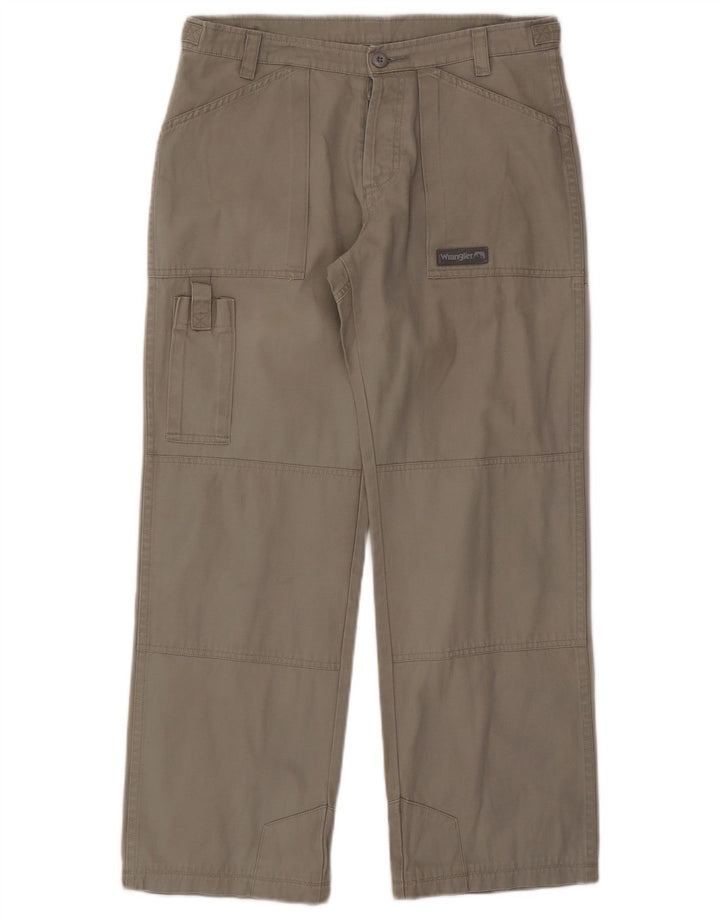 Pantaloni cargo drepti pentru bărbați Wrangler W32 L28 bumbac gri