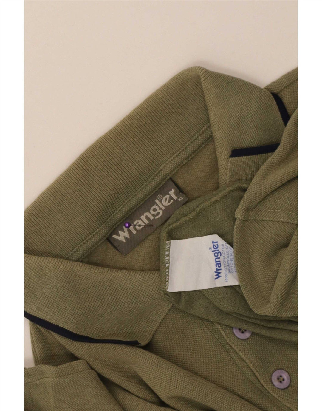 Cămașă polo pentru bărbați Wrangler XL bumbac kaki