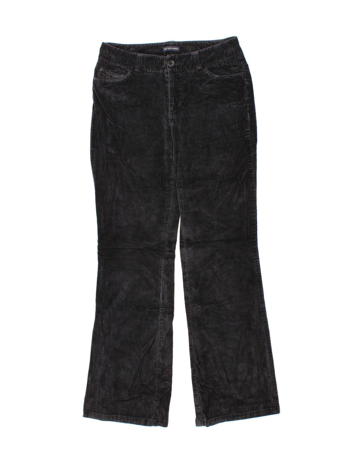 DOCKERS Womens Bootcut Corduroy Trousers W30 L30 Black Vintage Dockers and Second-Hand Dockers from Messina Hembry 