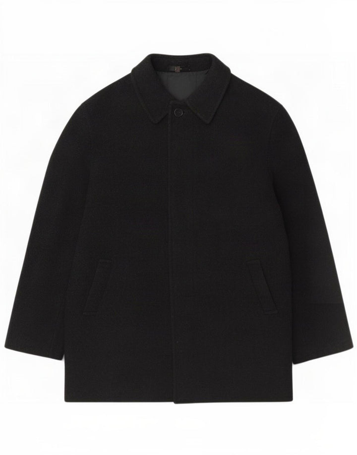 Pardesiu pentru bărbați Zara UK 42 XL Lână neagră