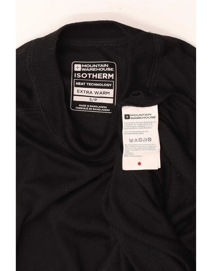Top pentru bărbați Mountain Warehouse cu mânecă lungă, poliester negru mic
