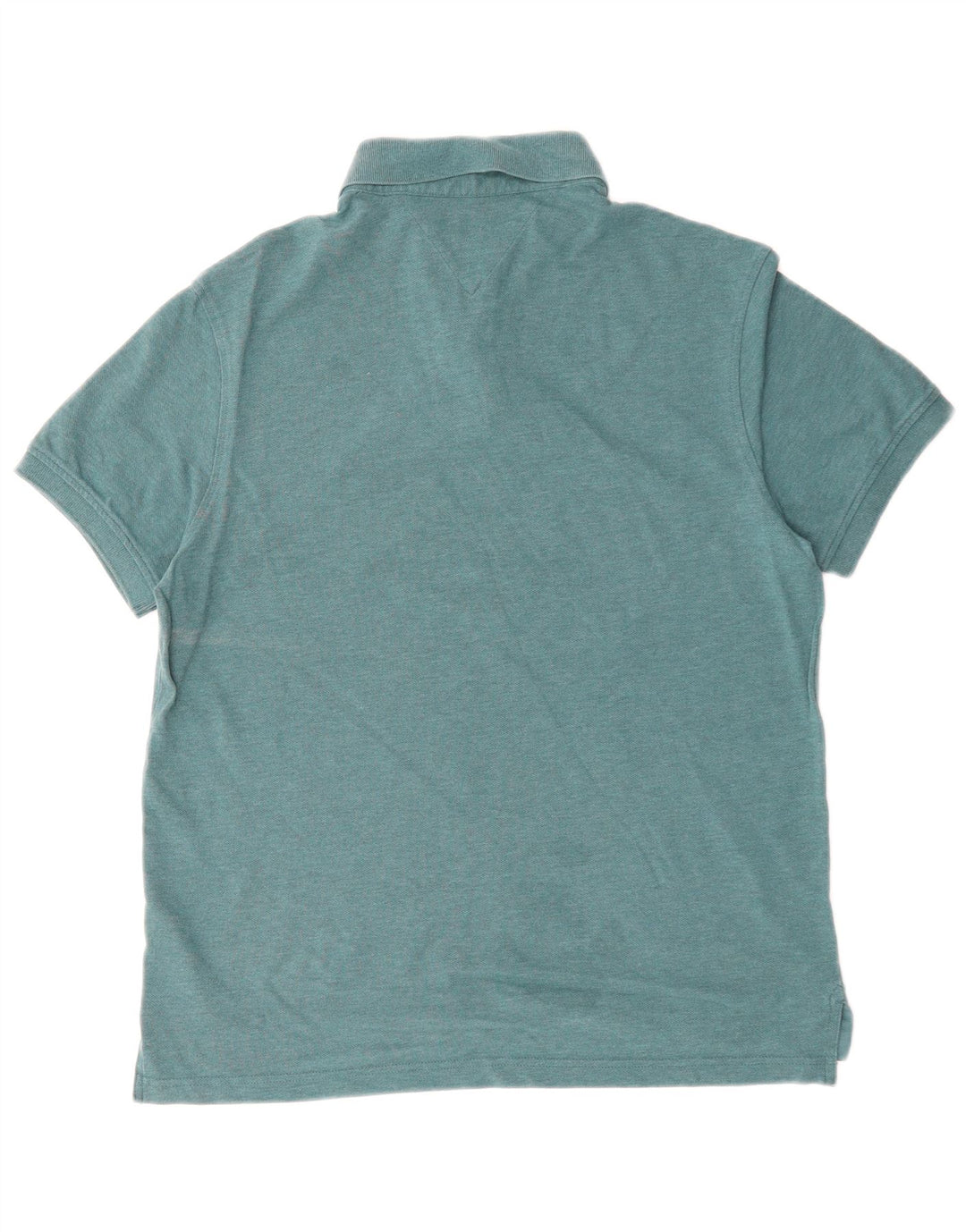 Tricou polo Tommy Hilfiger pentru bărbați, bumbac albastru mediu