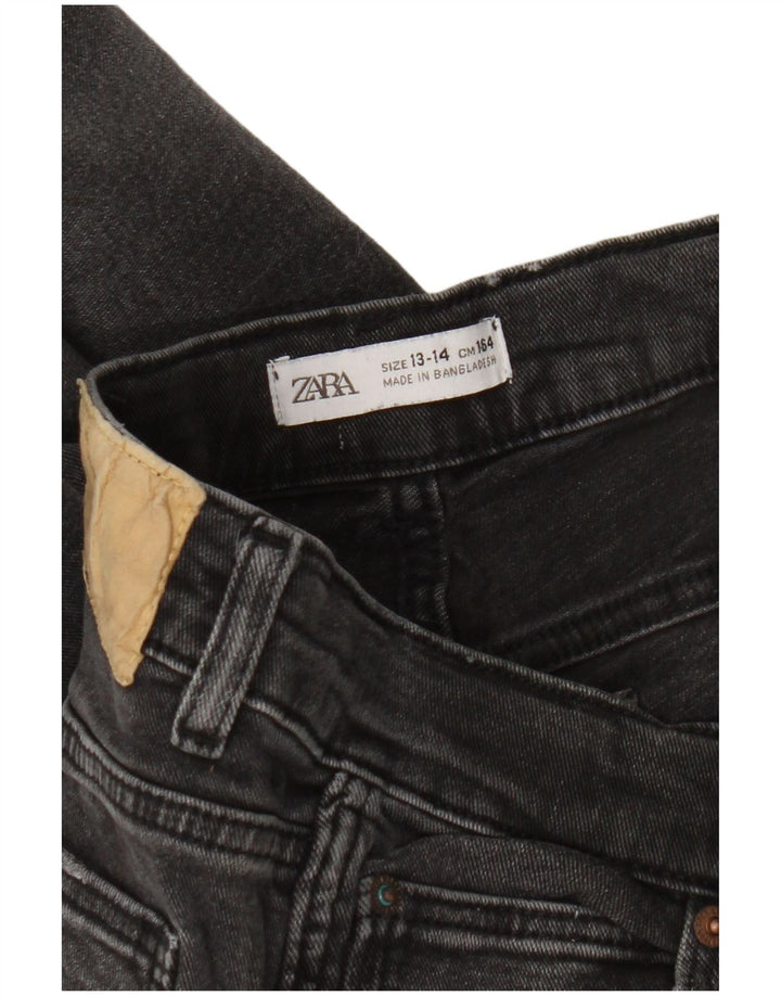 Blugi Zara Fete Bootcut 13-14 Ani L28 L27 Gri
