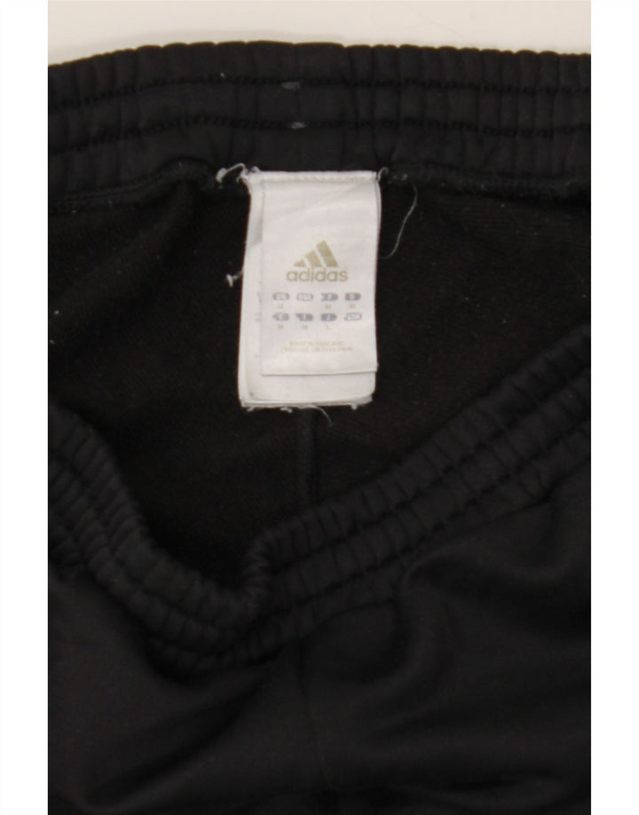 Pantaloni de trening ADIDAS pentru femei UK 12 Poliester mediu negru