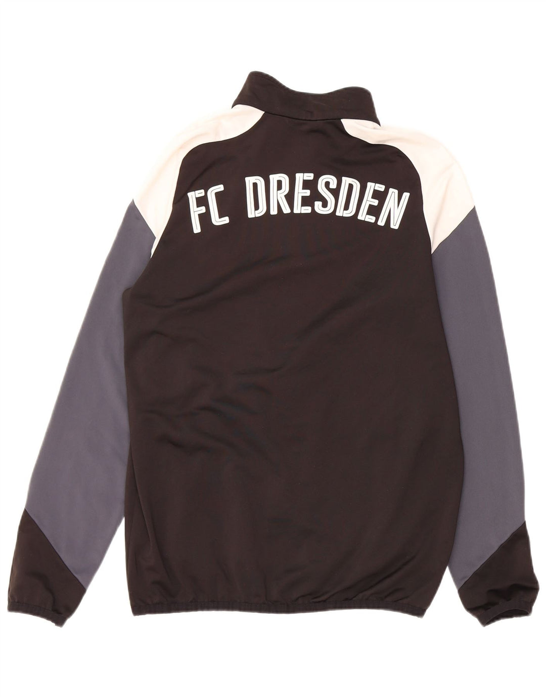 Jachetă de top pentru trening cu grafică Puma pentru bărbați, poliester color bloc negru mediu