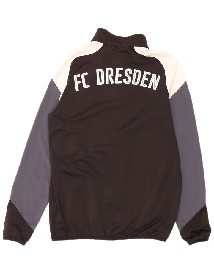 Jachetă de top pentru trening cu grafică Puma pentru bărbați, poliester color bloc negru mediu