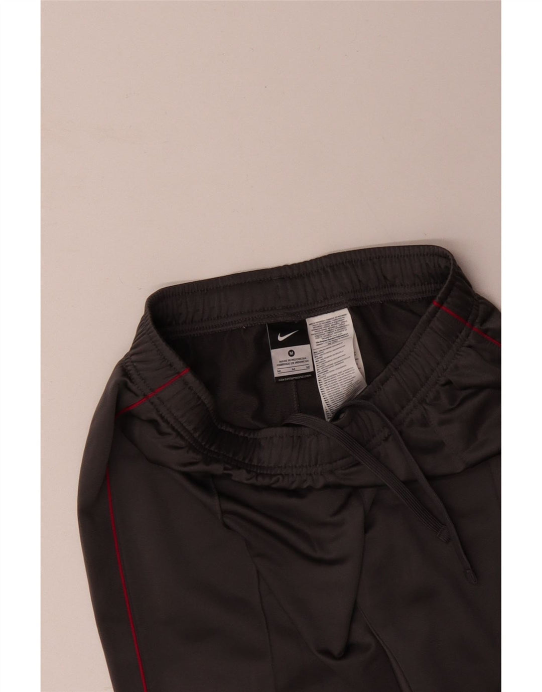 Pantaloni de trening NIKE pentru femei UK 12 Medium Gri Poliester