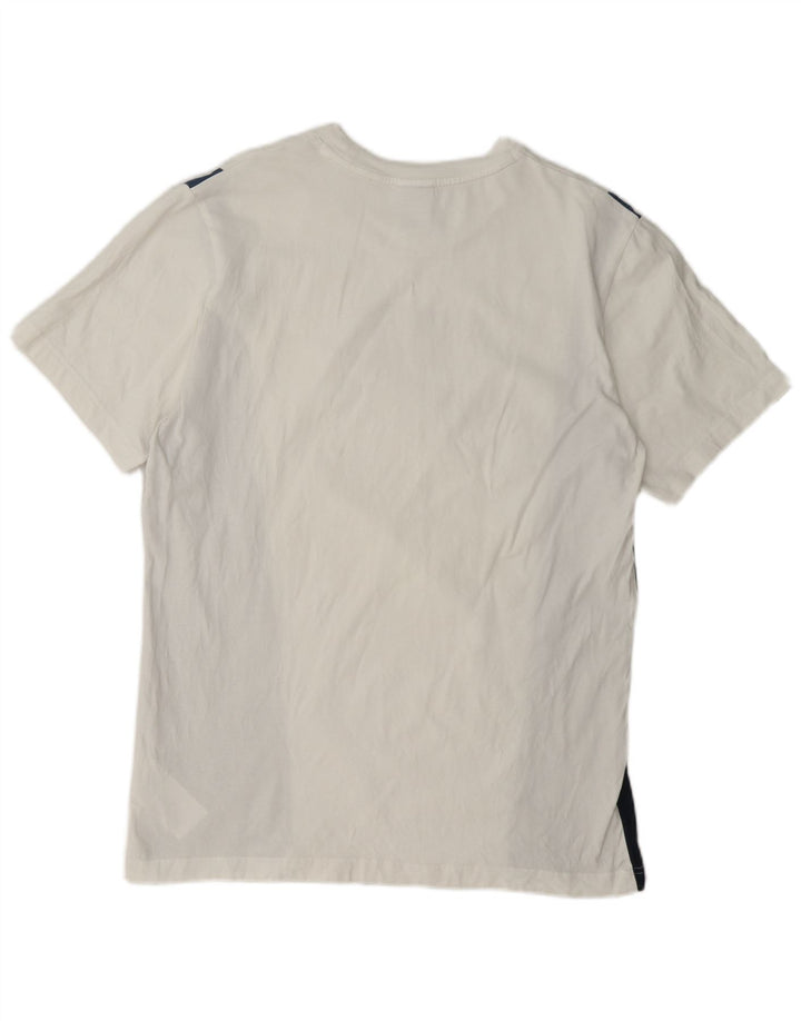 Tricou grafic Nike pentru bărbați Top mare, alb, din bumbac color bloc