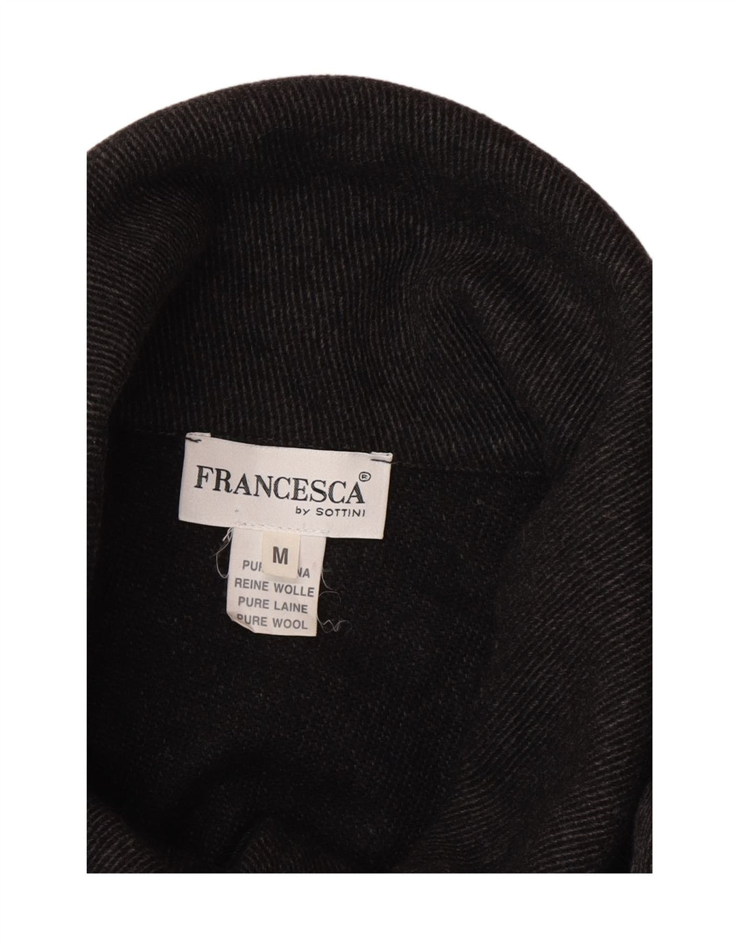 Palton pentru femei Francesca UK 14 Lână cu dungi gri medii