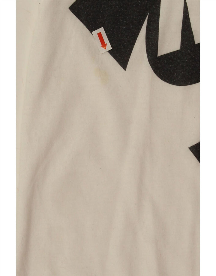Tricou grafic supradimensionat pentru femei Nike UK 6 XS Poliester alb