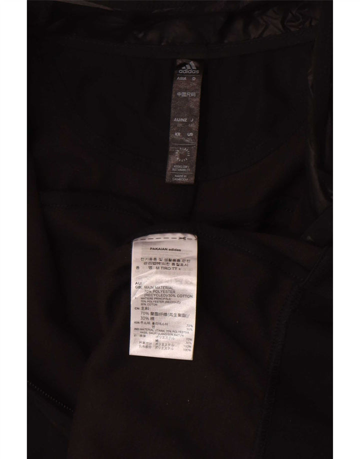 Jachetă de top pentru trening grafic Adidas pentru bărbați 2XL, poliester negru